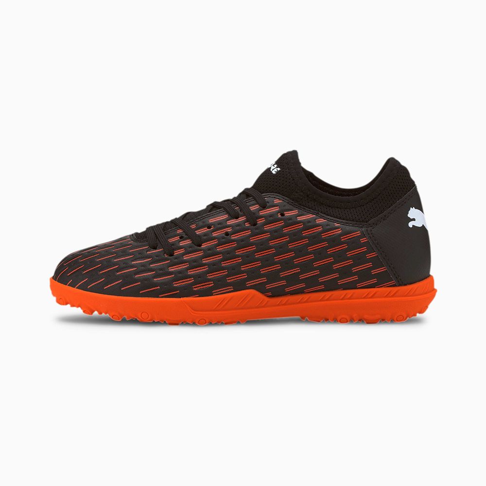 Puma FUTURE 6.4 TT Fiú Focicipő - Fekete/Fehér/Narancssárga ( Hungary - VWEAK0217 )
